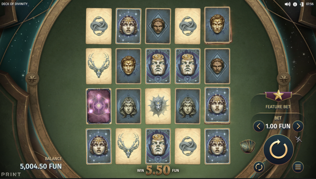 Deck of Divinity Slot Review - Print Studios - bonus buy slots
