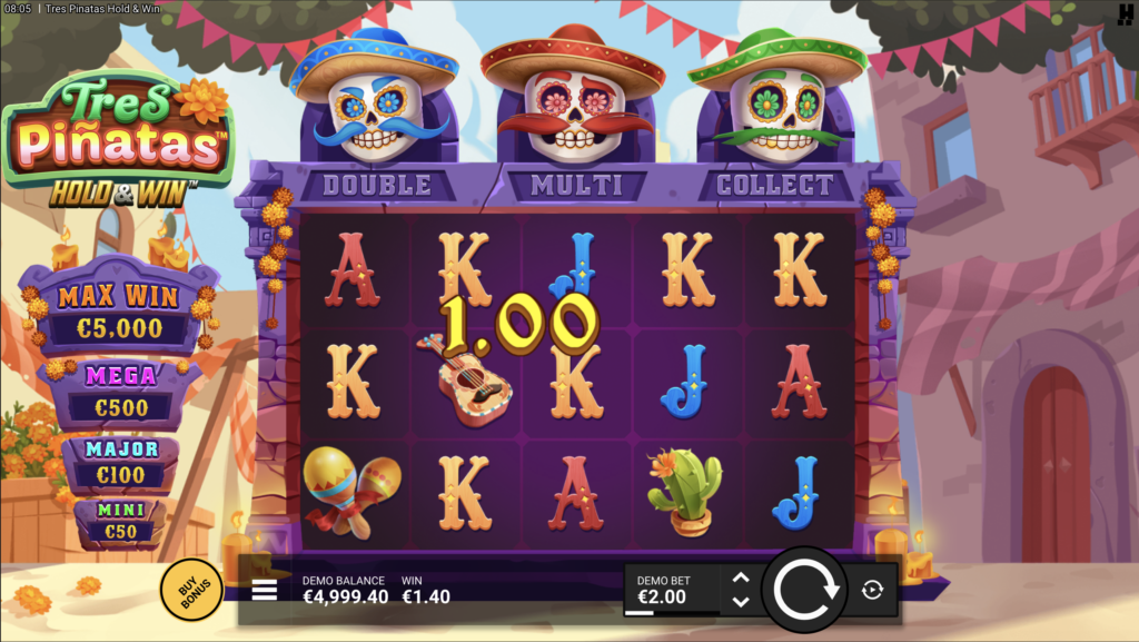 Tres Piñatas Hold & Win Slot Review - Hacksaw Gaming - bonus buy slots
